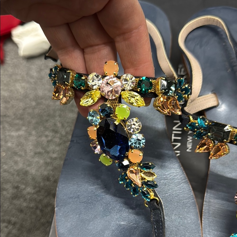 Konstantine Starke Women's Embellished Sandals - Multicolor - Picture 3 of 4